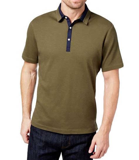 Stretch Knit Polo Shirt 